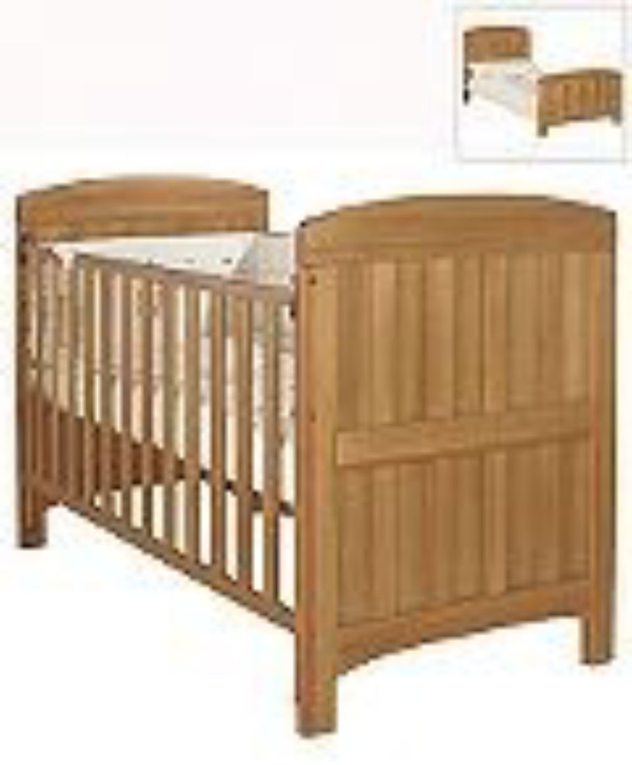 mamas and papas cot bed with drawer