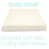 Travel Cot mattress in Dust Cover