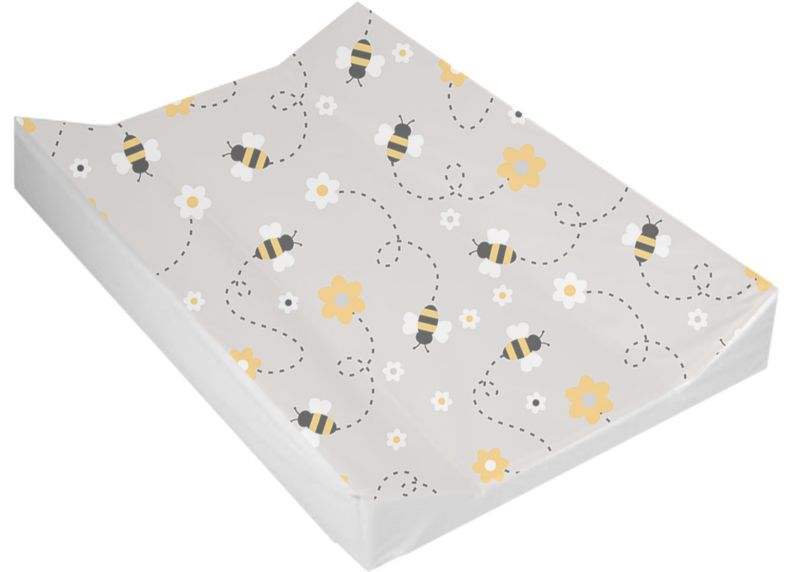 Wedge Changing Mat  - Grey Bee