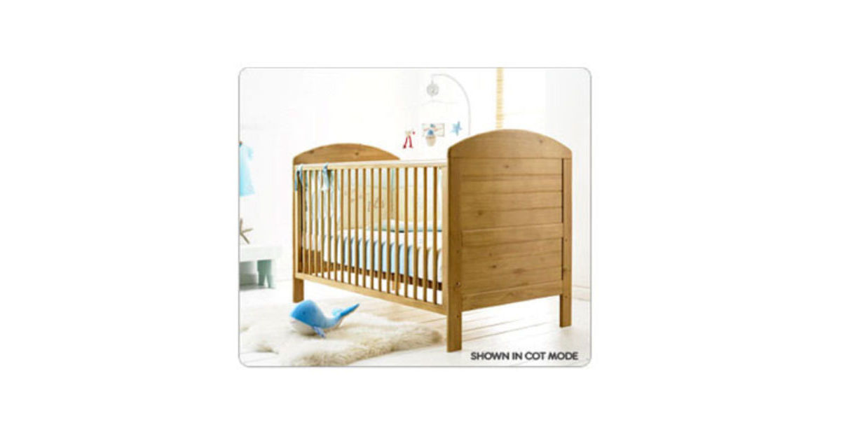 cot bed size in cm