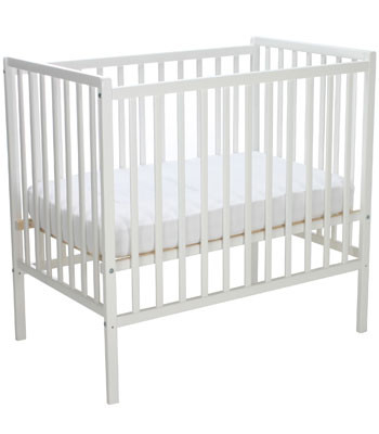 newborn in a crib