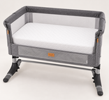 Venture Hush bedside crib with quilted mattress