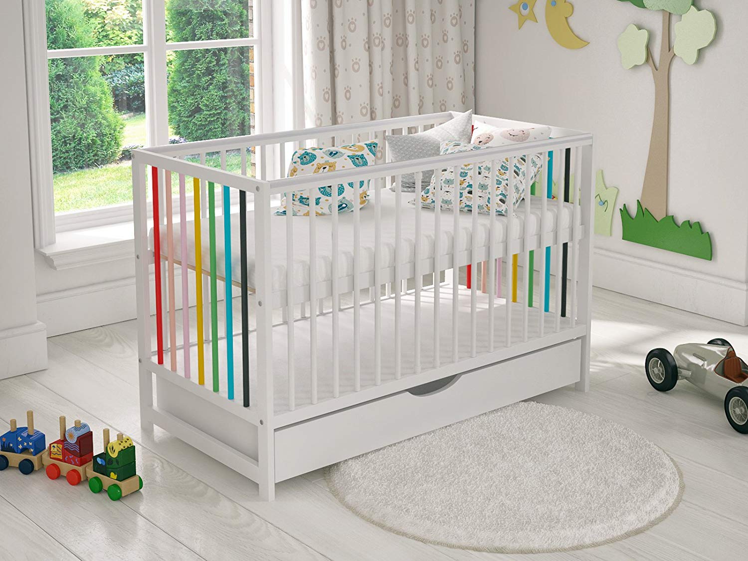 colourful cot bedding