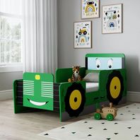 Photography of Mattress to fit Tractor Green Junior Toddler Bed - mattress size 140 x 70 cm