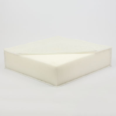 Photography of travel cot mattress  105.5 x 84cm