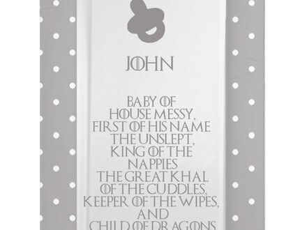 baby changing mat personalised
